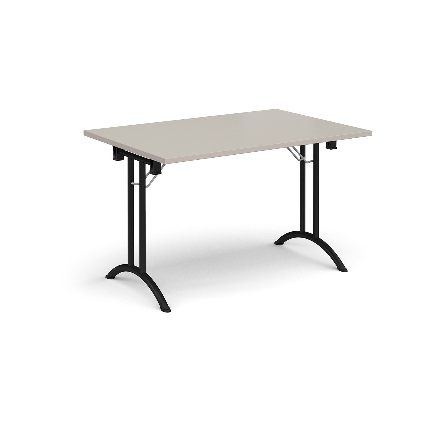 Rectangular folding leg table with curved feet - CFL1200-K-LG