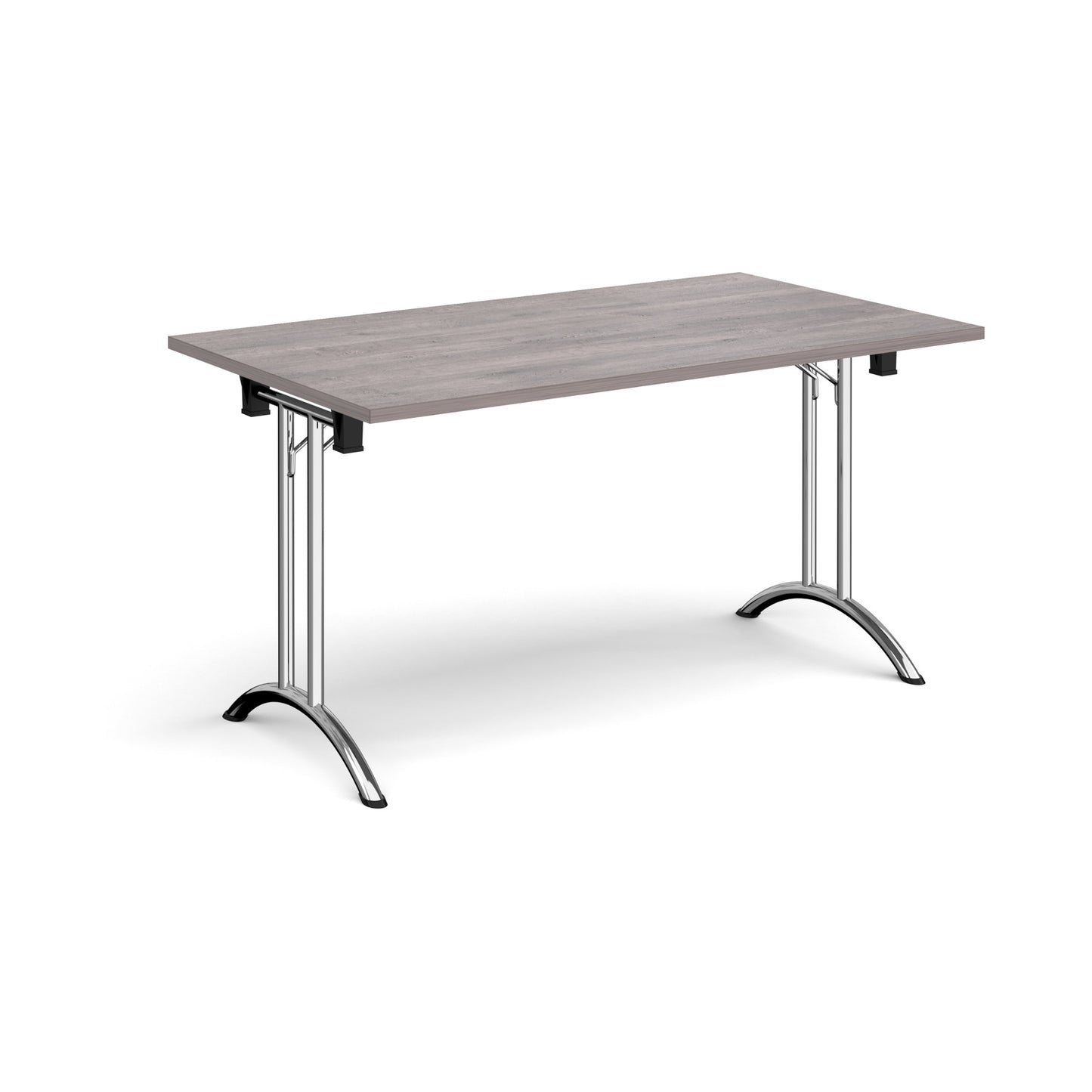 Rectangular folding leg table with curved feet - CFL1400-C-GO