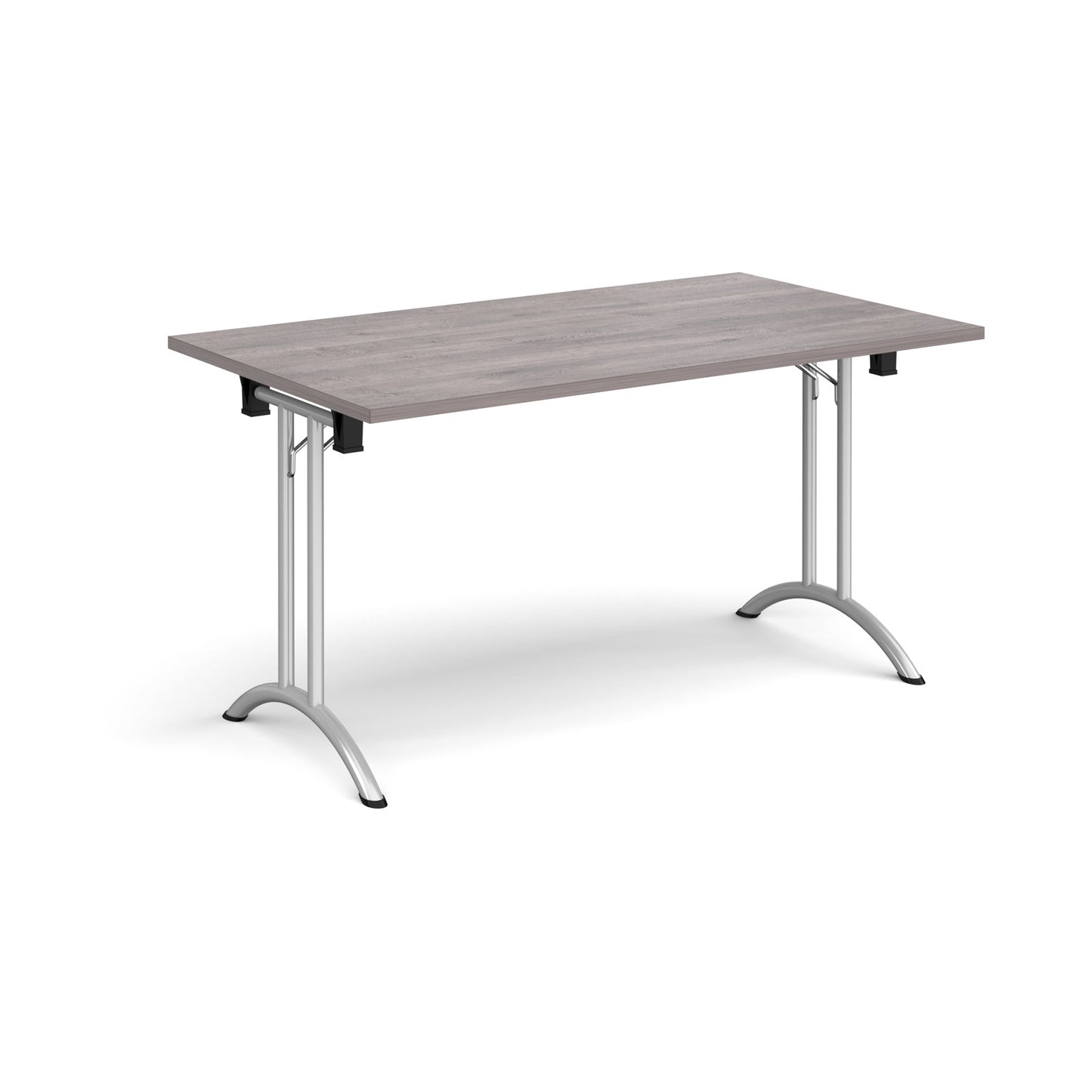 Rectangular folding leg table with curved feet - CFL1400-S-GO