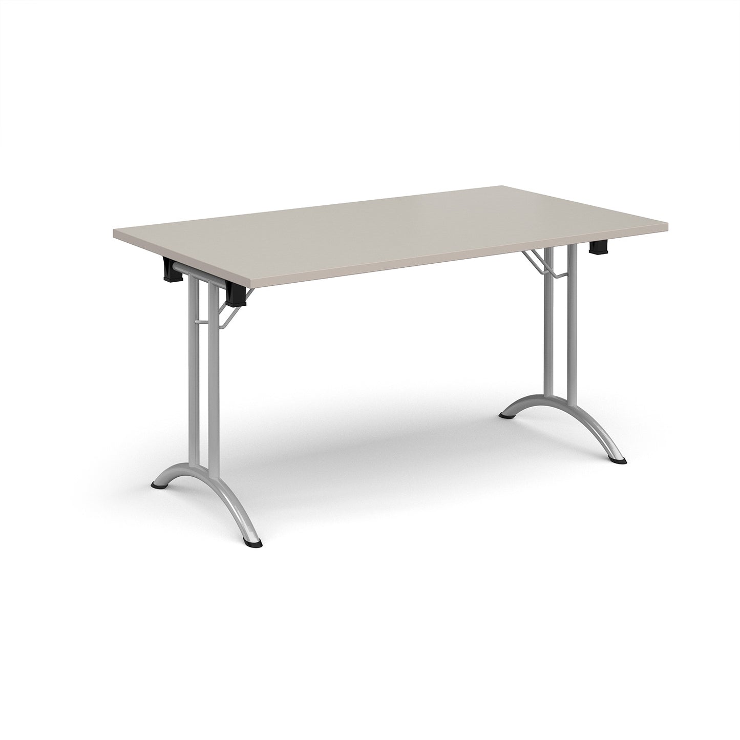 Rectangular folding leg table with curved feet - CFL1400-S-LG