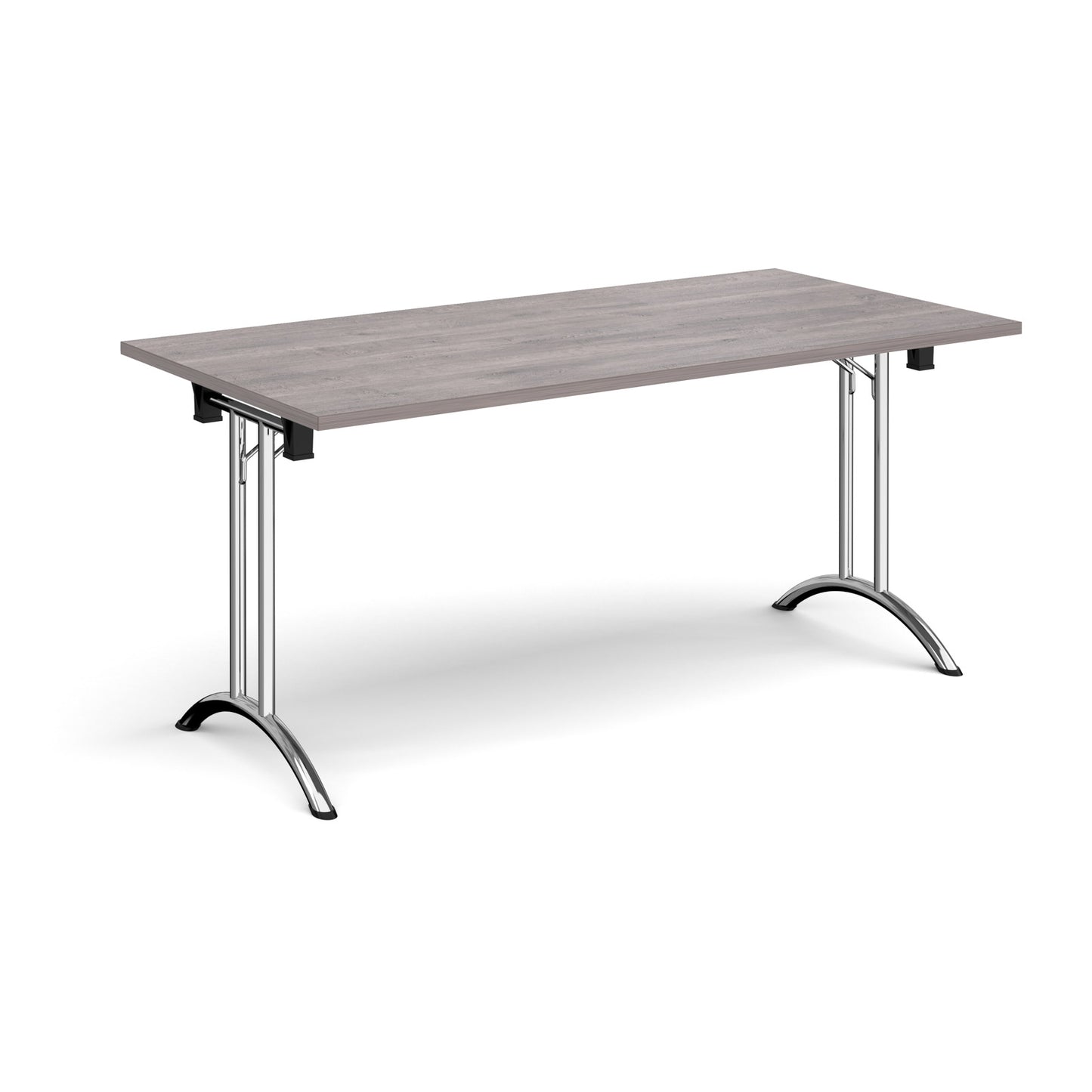 Rectangular folding leg table with curved feet - CFL1600-C-GO