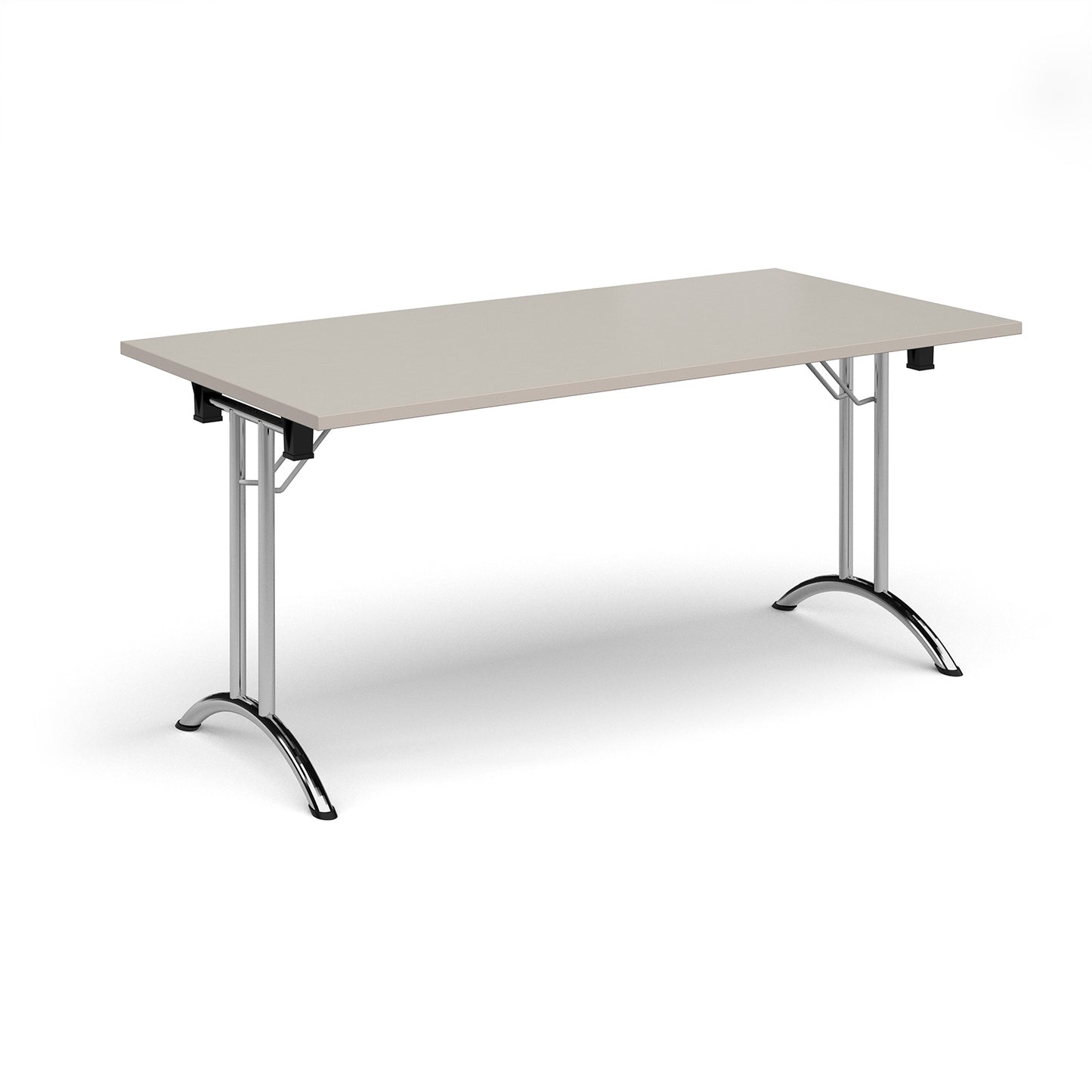 Rectangular folding leg table with curved feet - CFL1600-C-LG