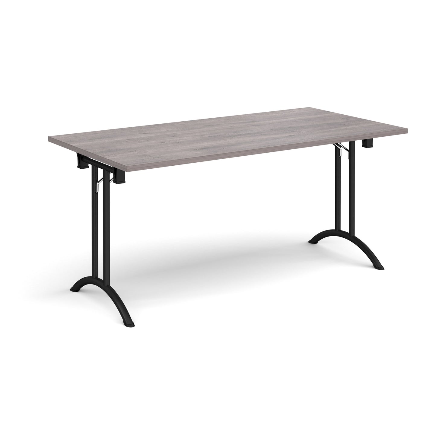 Rectangular folding leg table with curved feet - CFL1600-K-GO