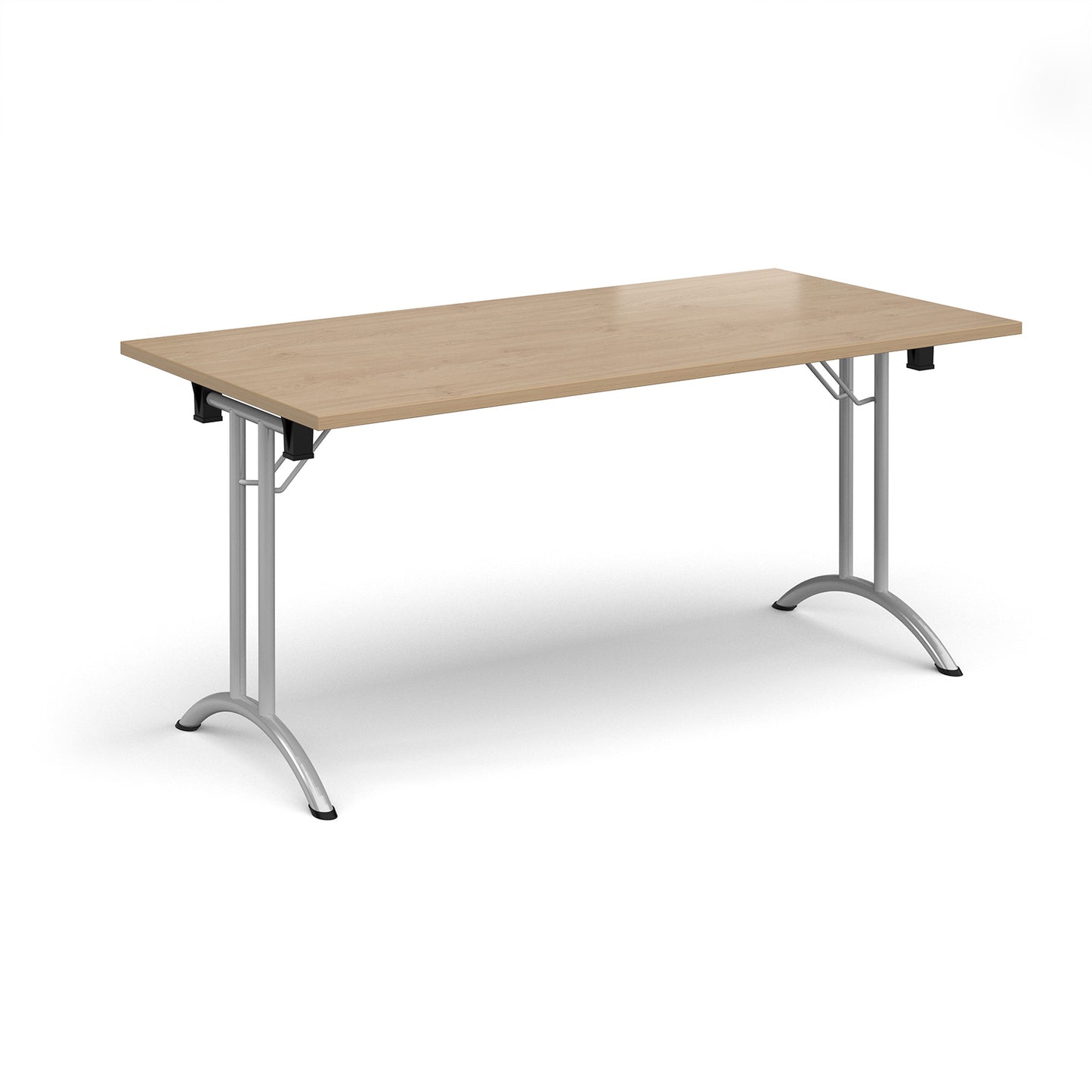 Rectangular folding leg table with curved feet - CFL1600-S-KO