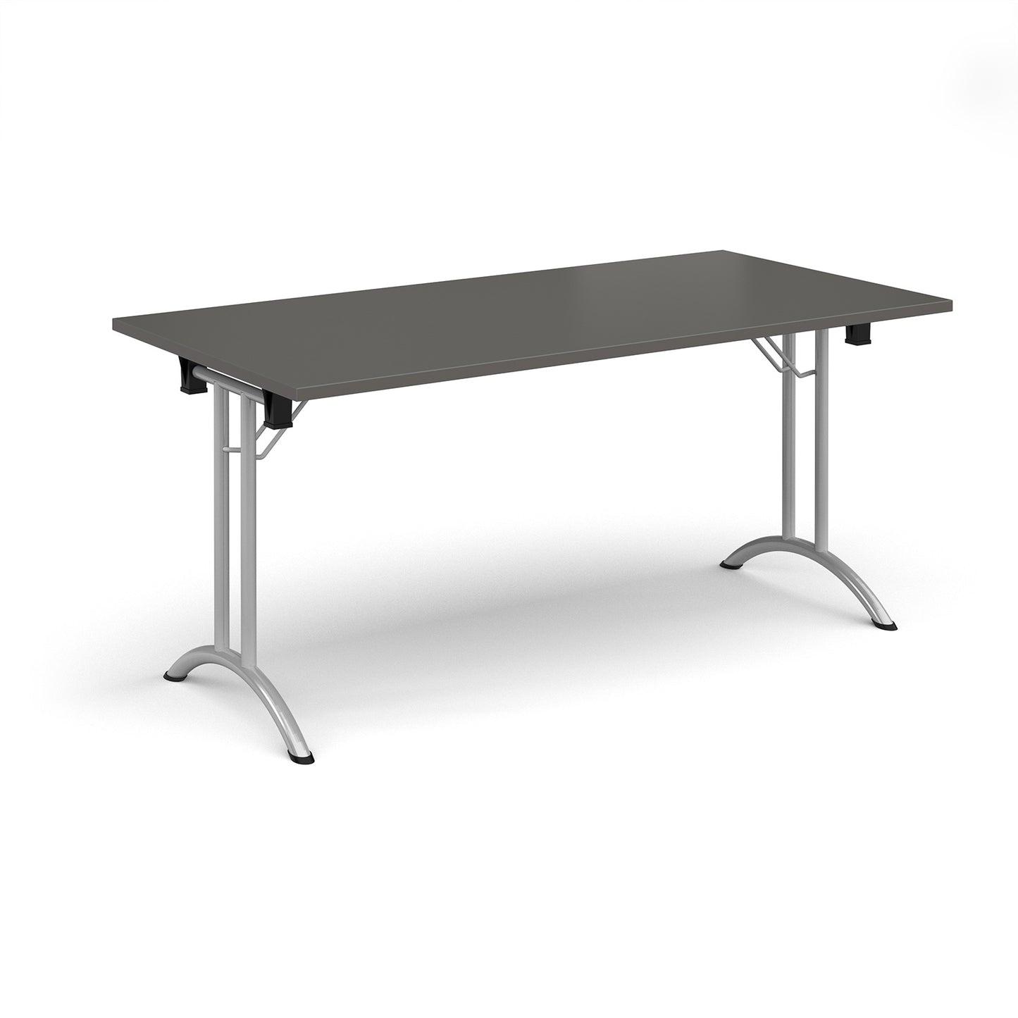 Rectangular folding leg table with curved feet - CFL1600-S-OG