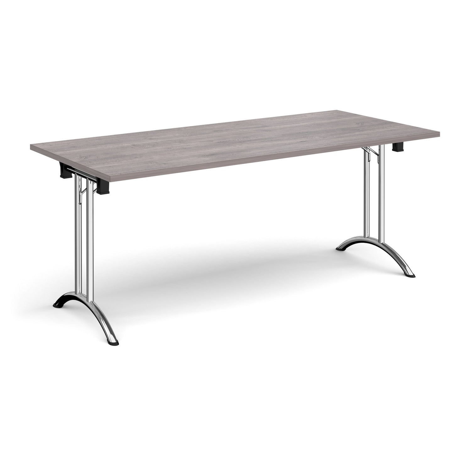 Rectangular folding leg table with curved feet - CFL1800-C-GO