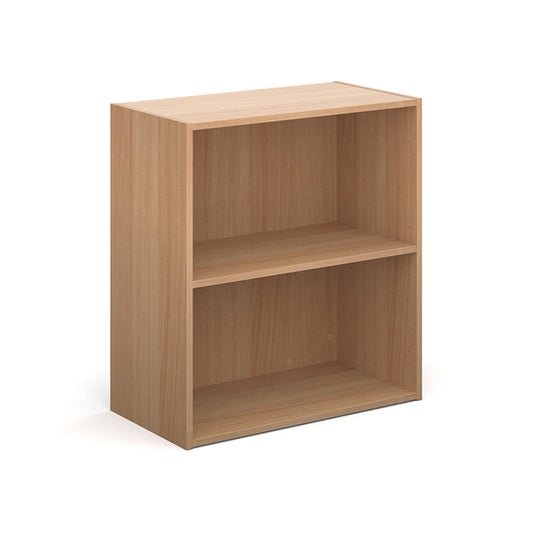 Contract Bookcase With Shelves 830mm High - Beech