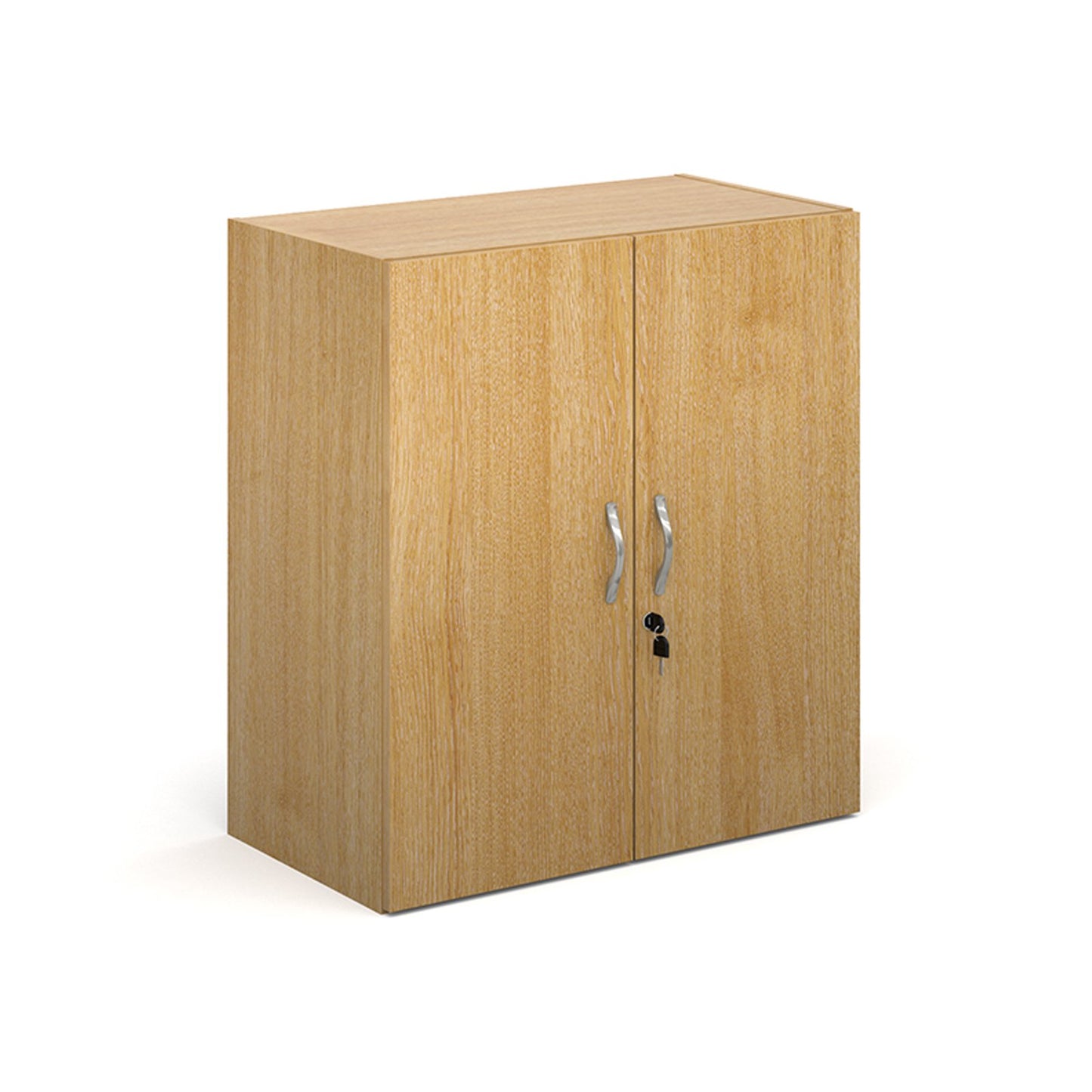 Contract Double Door Cupboard 830mm High - Beech