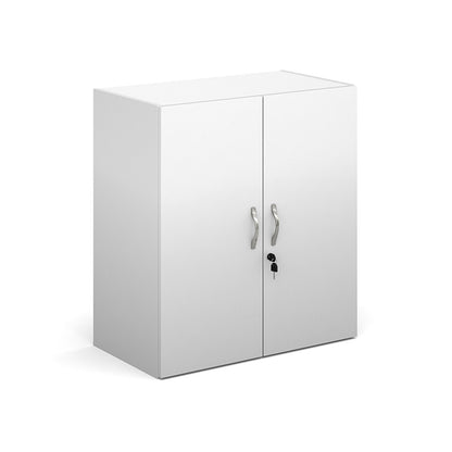 Contract Double Door Cupboard 830mm High - Beech