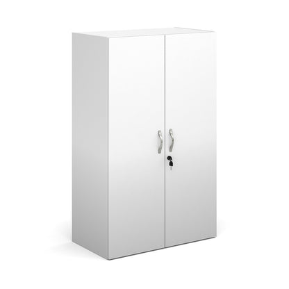 Contract Double Door Cupboard 1630mm High - White