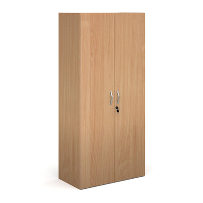 Contract Double Door Cupboard 1630mm High - White