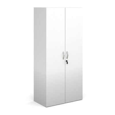 Contract Double Door Cupboard 1630mm High - White