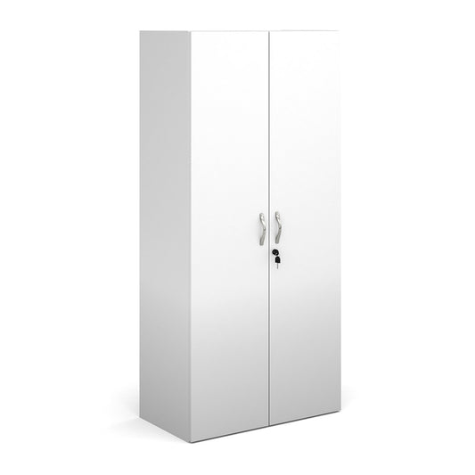 Contract Double Door Cupboard 1630mm High - White