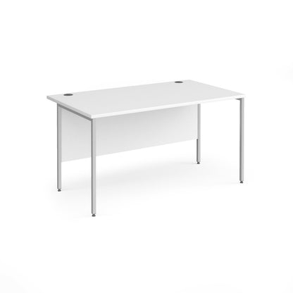H-Frame straight desk 80cm deep