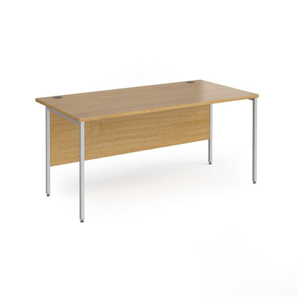 H-Frame straight desk 80cm deep