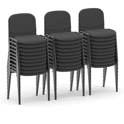 ISO Stacking Visitor/Conference Chairs – Bulk Bundle of 30