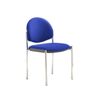 Coda Meeting Room Chair – Chrome Frame Conference Chair – Stackable Office Seating – Multiple Colours Available