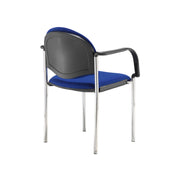 Coda Meeting Room Chair – Chrome Frame Conference Chair – Stackable Office Seating – Multiple Colours Available