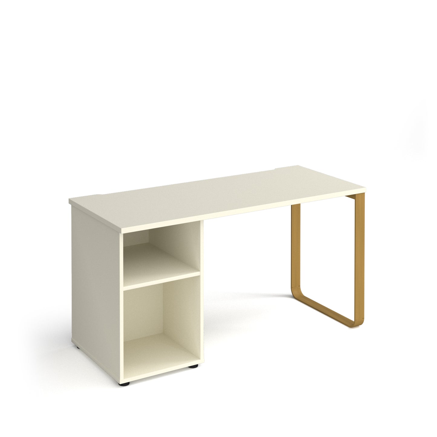 Cairo desk, open pedestal - CR614P-WH