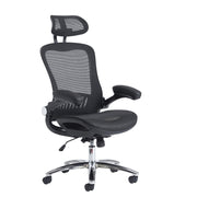 Curva High Back Mesh Executive Office Chair – Black