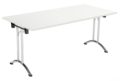 Aztec|Union|Folding Table (FSC)|Rectangular|1600x800|Chrome/White