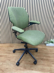 Humanscale Freedom Executive Office Chair In Green Fabric - UK DELIVERY