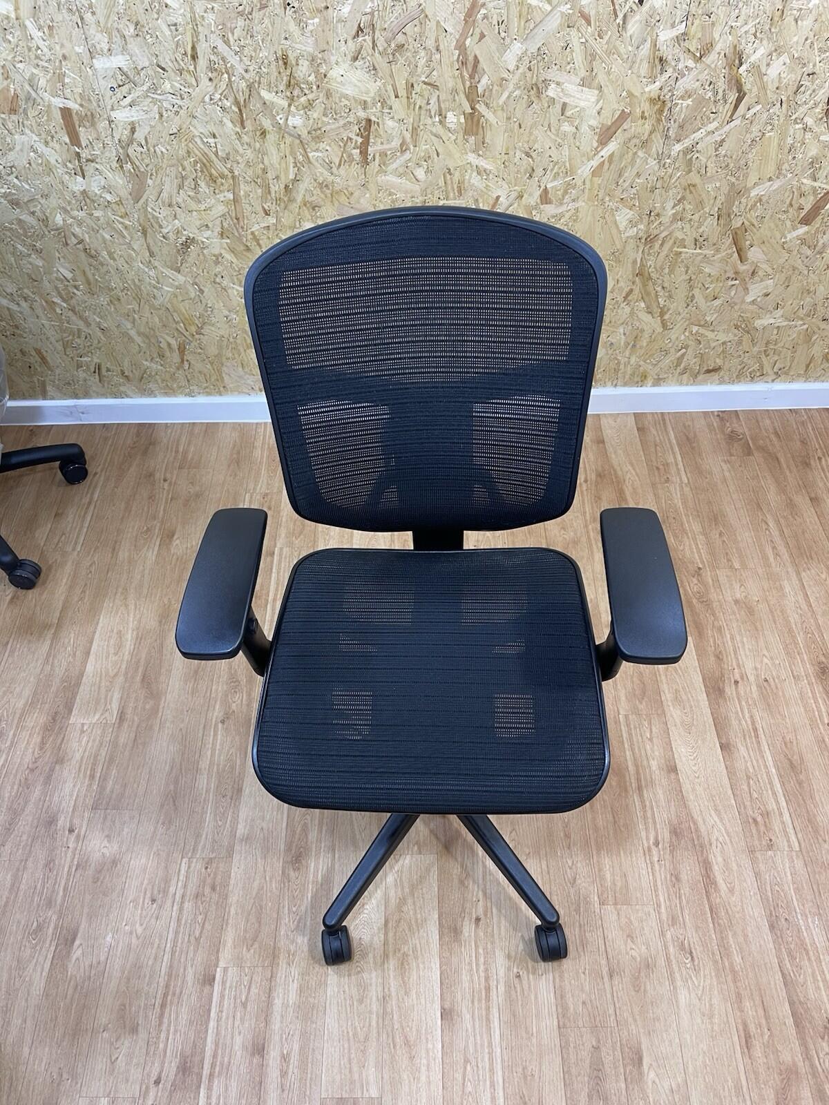 Ergohuman Enjoy* Operator Chair, Adjustable, Black Mesh- 4D Armrests-UK DELIVERY