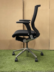 Techo Sidiz T50 Ergonomic Office Chair – Mesh Back Fabric Seat Operator Chair