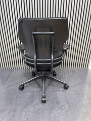Humanscale Freedom Chair / Black Fabric / Gel Armrests - UK Delivery