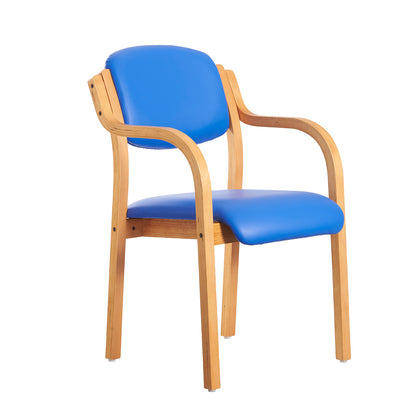 Dart wooden frame stackable chair - DAR50004