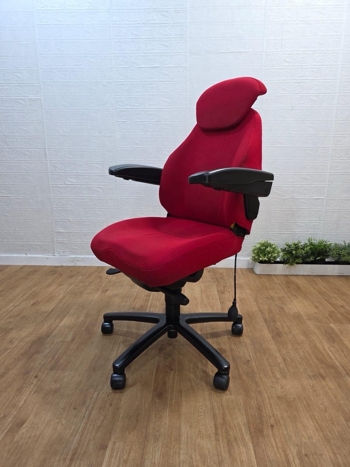 Kab Navigator Fabric Orthopaedic Chair Red Rrp 719 UK Delivery