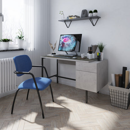 4 Leg - Upholstered Half Back