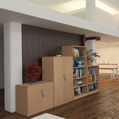 Deluxe bookcase with shelves