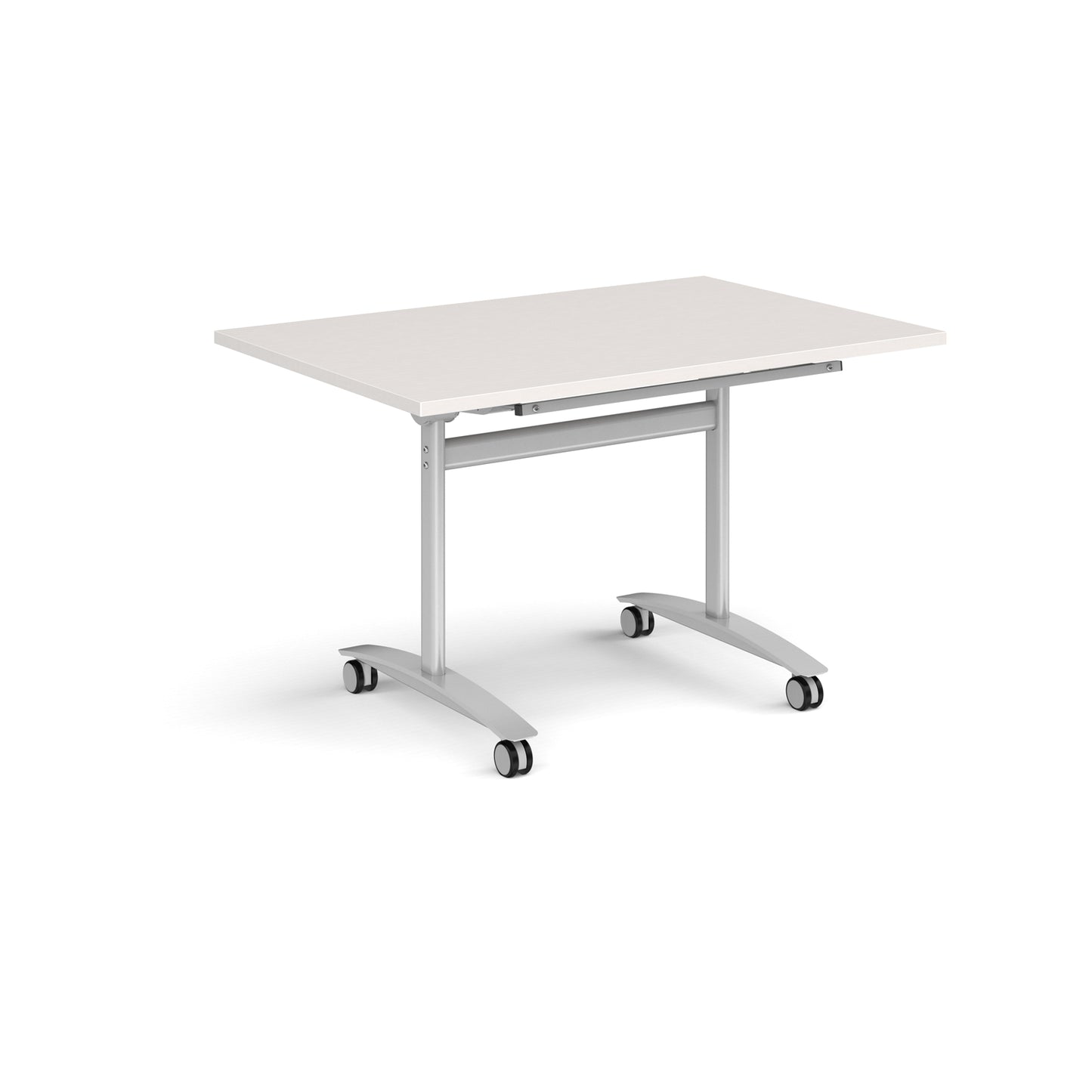 Rectangular deluxe flip top meeting table - DFLP12-S-LG