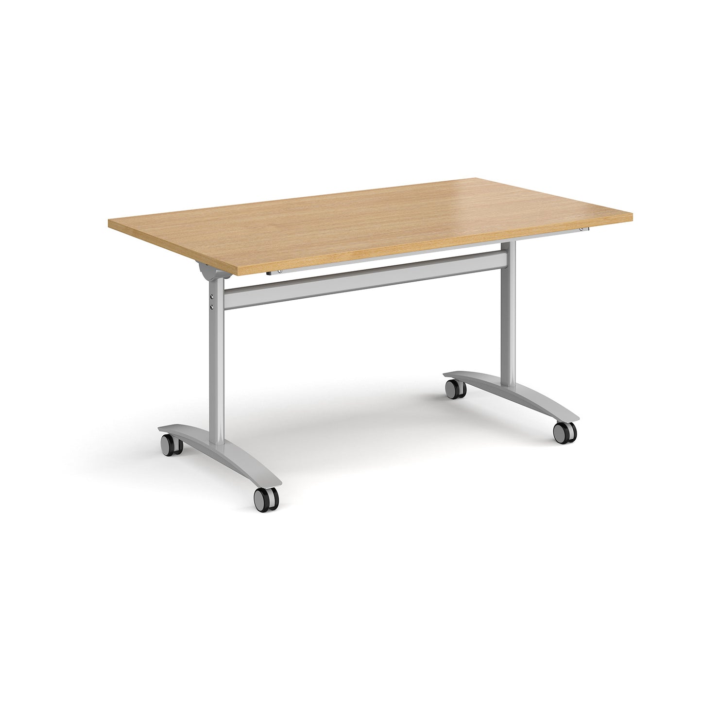 Rectangular deluxe flip top meeting table - DFLP14-S-O