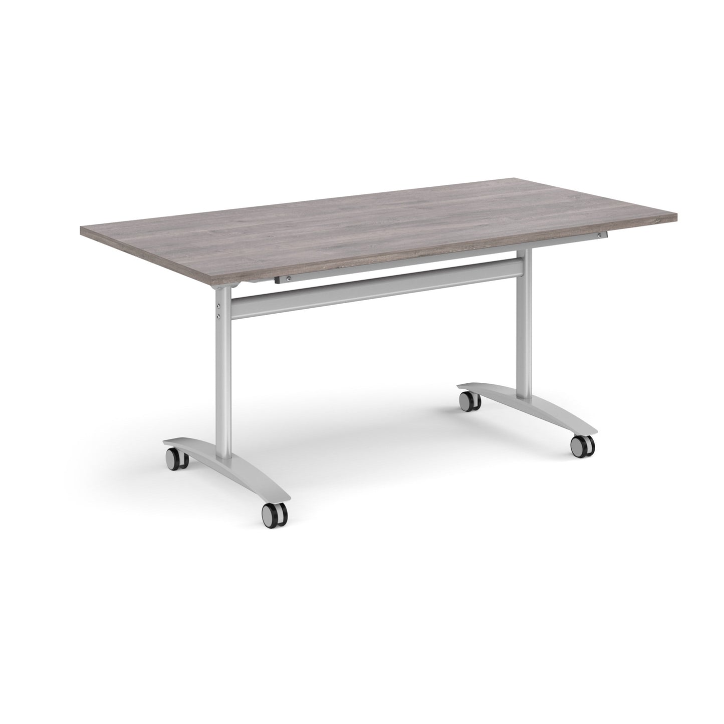 Rectangular deluxe flip top meeting table - DFLP16-S-GO