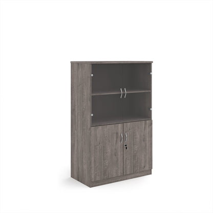 Deluxe combination unit with glass upper doors - DG16GO