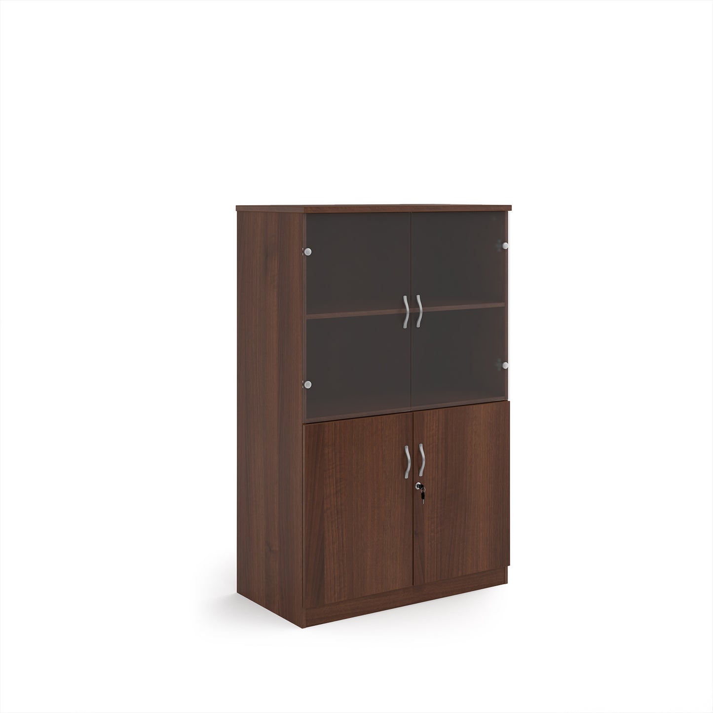 Deluxe combination unit with glass upper doors - DG16W