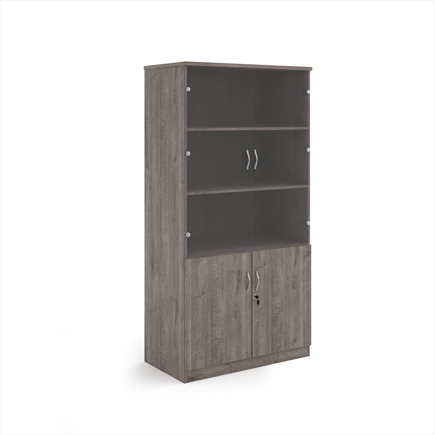 Deluxe combination unit with glass upper doors - DG20GO