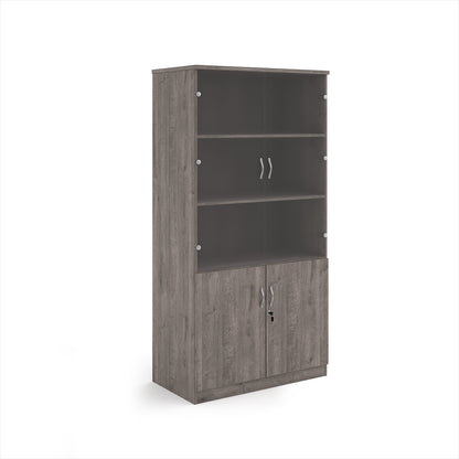 Deluxe combination unit with glass upper doors - DG20GO