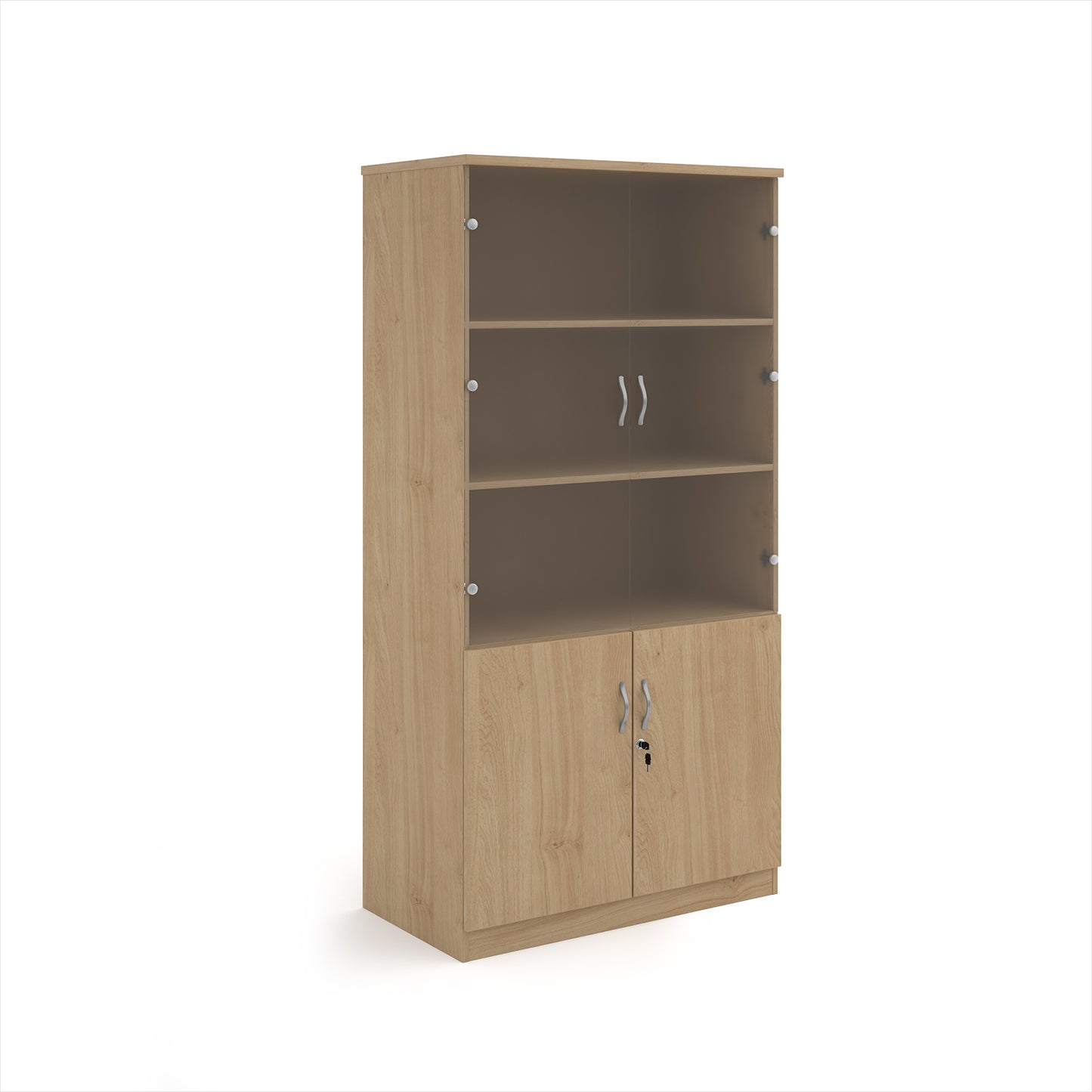 Deluxe combination unit with glass upper doors - DG20KO