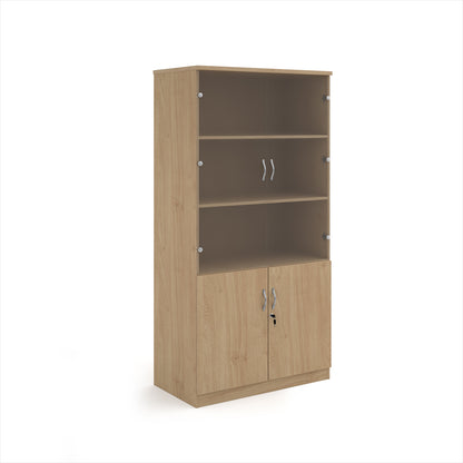 Deluxe combination unit with glass upper doors - DG20KO