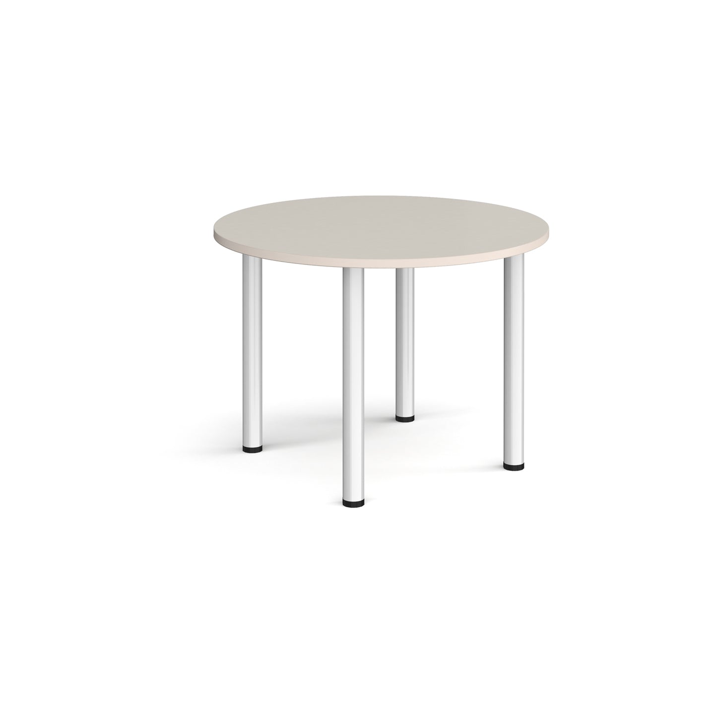 Circular radial leg meeting table - DRL1000C-C-LG