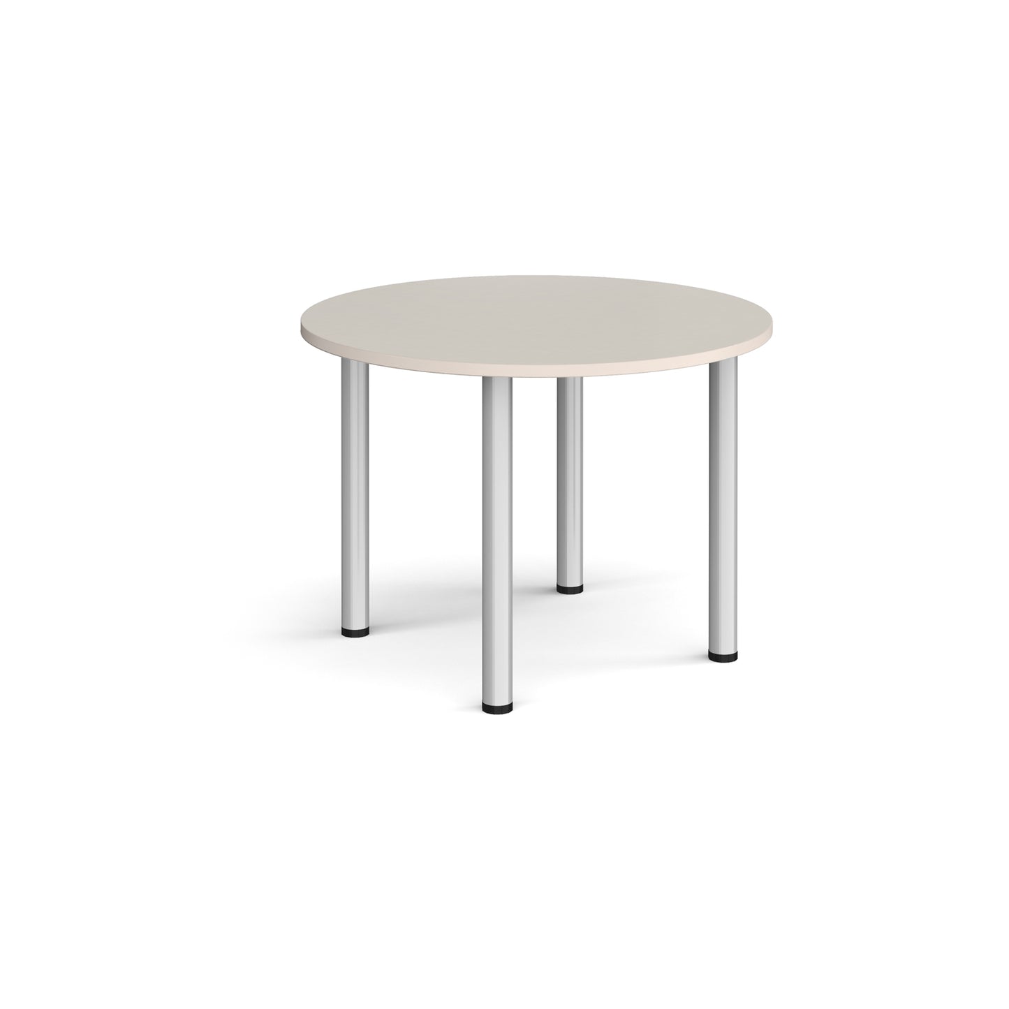 Circular radial leg meeting table - DRL1000C-S-LG
