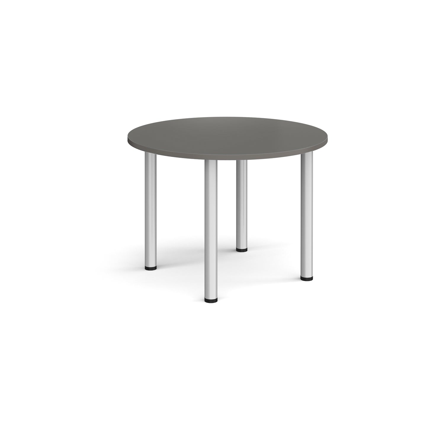Circular radial leg meeting table - DRL1000C-S-OG
