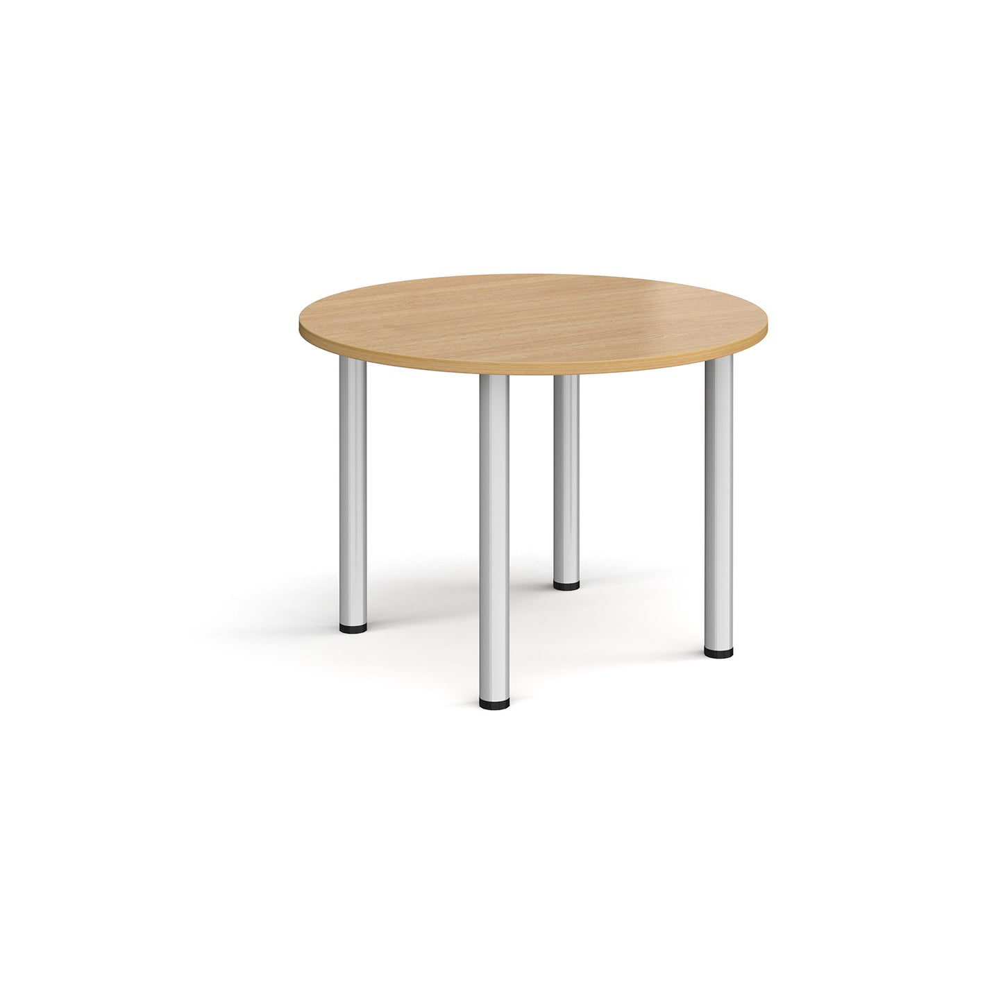 Circular radial leg meeting table - DRL1000C-S-O