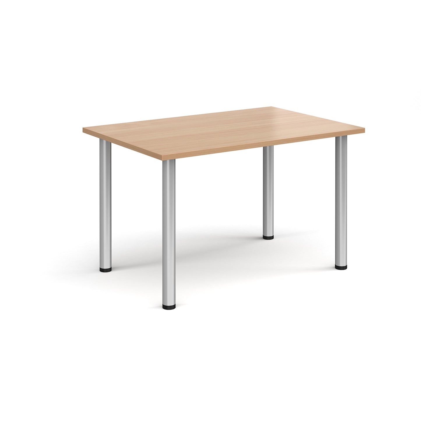 Rectangular radial leg meeting table - DRL1200-S-B