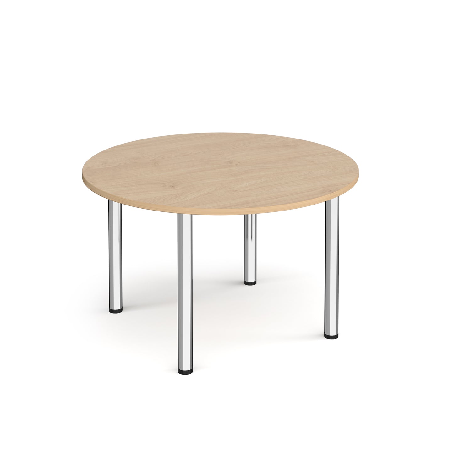 Circular radial leg meeting table - DRL1200C-C-KO