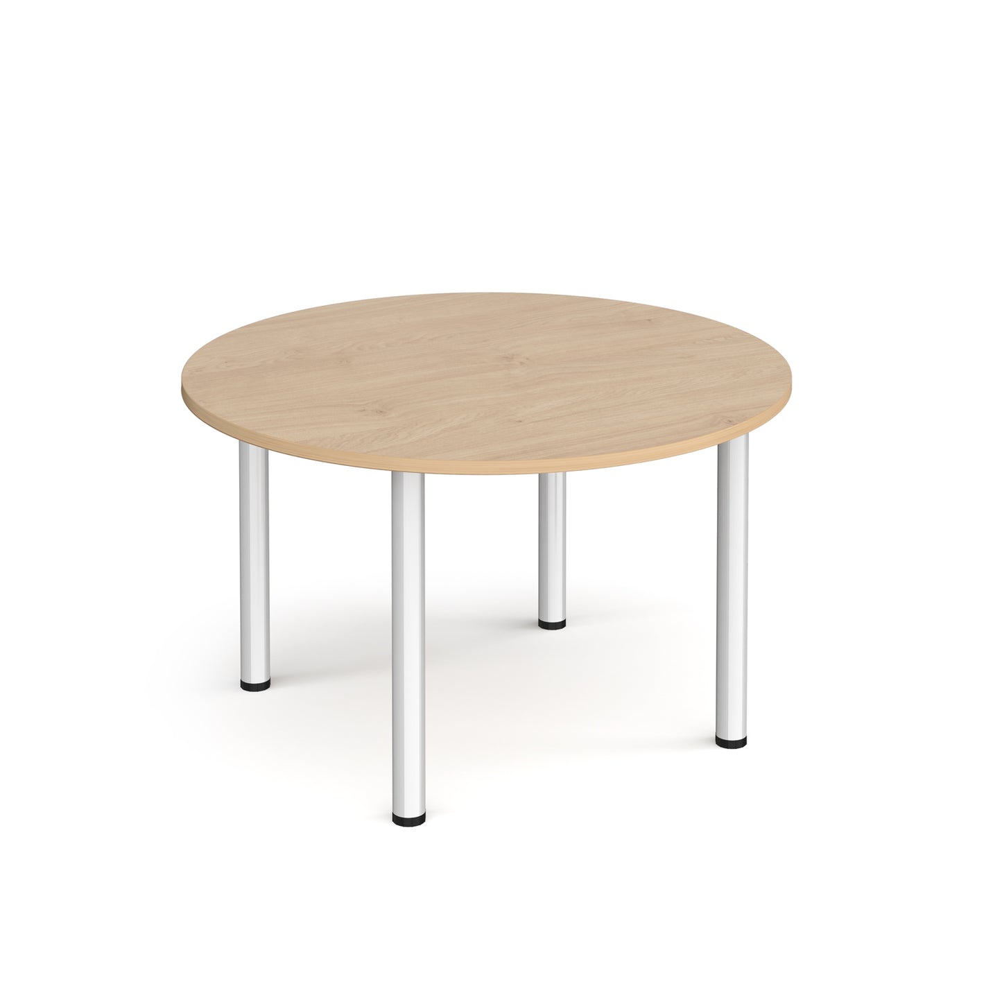 Circular radial leg meeting table - DRL1200C-S-KO