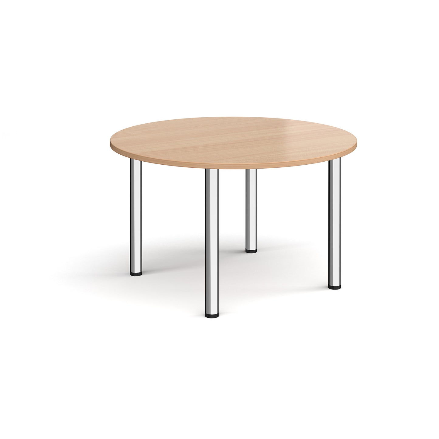 Circular radial leg meeting table - DRL1200C-C-B